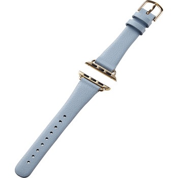 アップルウォッチバンド SE 第2世代/第1世代 Series9/8/7/6/5/4/3/2/1 (41 40 38mm) レザー ベルト スリム エレコム