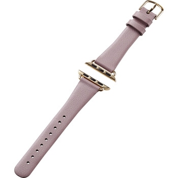 アップルウォッチバンド SE 第2世代/第1世代 Series9/8/7/6/5/4/3/2/1 (41 40 38mm) レザー ベルト スリム エレコム