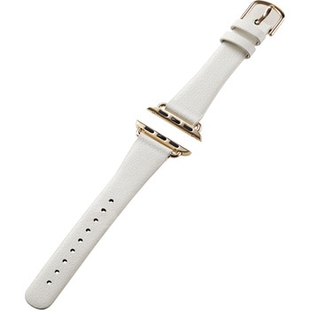 アップルウォッチバンド SE 第2世代/第1世代 Series9/8/7/6/5/4/3/2/1 (41 40 38mm) レザー ベルト スリム エレコム