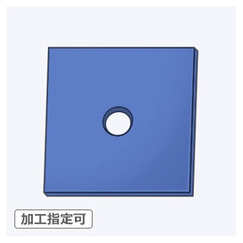 【オーダー】モノマーキャストナイロン( MCナイロン)板_1穴 ノーブランド