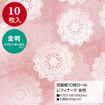 包装紙10枚ロール 全判 包装部(ササガワ)