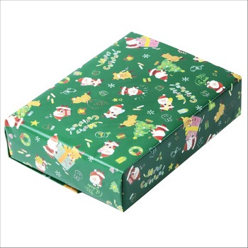 包装紙10枚ロール クリスマス柄 半才判 包装部(ササガワ)