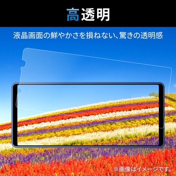 Xperia 5 IV (SO-54C/SOG09) フィルム 高透明 抗菌 ハードコート 指紋防止 エアーレス エレコム