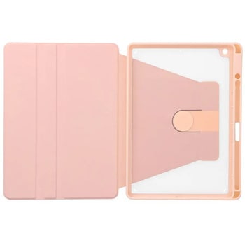 iPad 10.2インチ対応 360度回転可能 Apple Pencilを収納できるホルダー付きケース OWLTECH(オウルテック)