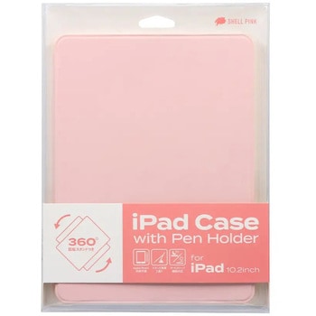 iPad 10.2インチ対応 360度回転可能 Apple Pencilを収納できるホルダー付きケース OWLTECH(オウルテック)