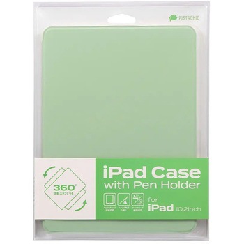 iPad 10.2インチ対応 360度回転可能 Apple Pencilを収納できるホルダー付きケース OWLTECH(オウルテック)