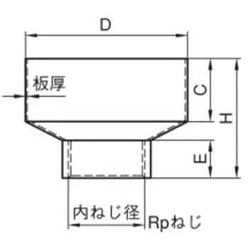 A10684-0064 ステンA型ホッパー内ねじ 1個 アカギ 【通販サイトMonotaRO】