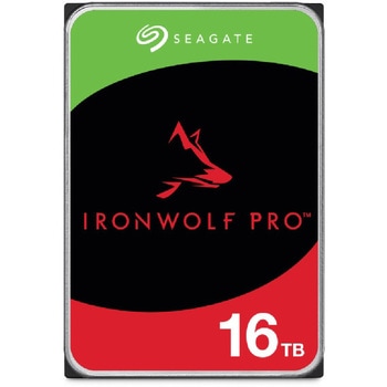 Seagate IronWolf Pro 3.5" 【ベイ無制限】16TB 内蔵HDD(CMR) データ復旧3年付 5年保証&#160;7200rpm PC NAS 用 RVセンサー&#160;ST16000NT001 SEAGATE(シーゲイト)