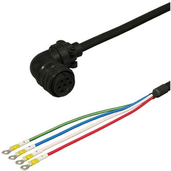 三菱電機J2S対応電源ケーブル<直結><アングルプラグ><反負荷側><可動> ダイヤトレンド