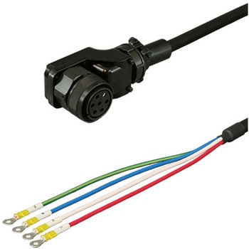 三菱電機J2S対応電源ケーブル<直結><低背アングルプラグ><反負荷側><固定> - ダイヤトレンド