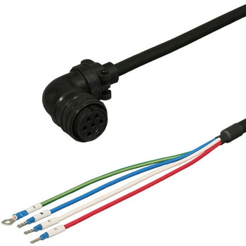 三菱電機J2S対応電源ケーブル<直結><アングルプラグ><反負荷側><固定> ダイヤトレンド