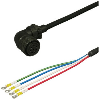 三菱電機J2S対応電源ケーブル<直結><アングルプラグ><反負荷側><固定> ダイヤトレンド