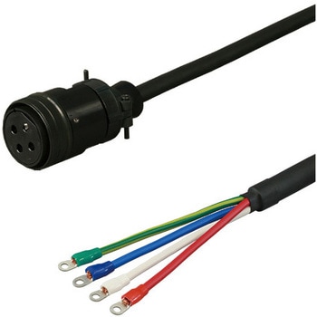 三菱電機J4/J3対応電源ケーブル<直結><ストレートプラグ><可動> ダイヤトレンド