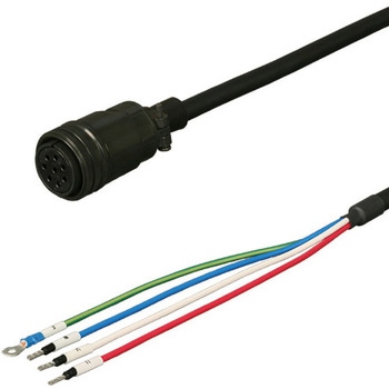 三菱電機J4/J3/J2S対応電源ケーブル<直結><ストレートプラグ><可動> ダイヤトレンド