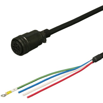 三菱電機J4/J3対応電源ケーブル<直結><ストレートプラグ><可動> ダイヤトレンド
