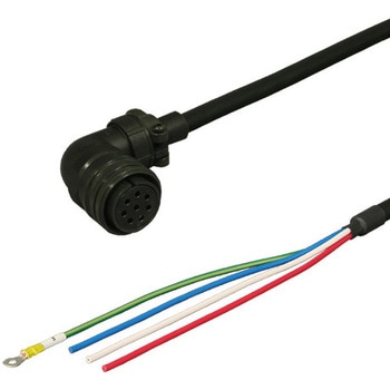 三菱電機J4/J3対応電源ケーブル<直結><アングルプラグ><反負荷側><可動> ダイヤトレンド