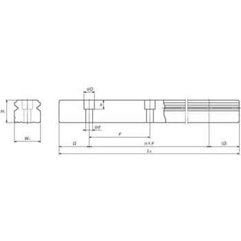 リニアガイド NHシリーズ(レール単体) N1H251900LNNPCZ=30// NSK(日本精工)