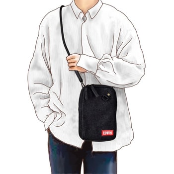 デニムショルダーポーチ EDWIN