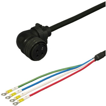 三菱電機J4/J3/J2S対応電源ケーブル<直結><アングルプラグ><反負荷側><可動> ダイヤトレンド