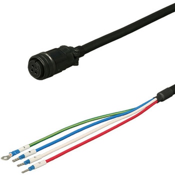 三菱電機J4/J3対応電源ケーブル<直結><ストレートプラグ><可動> ダイヤトレンド