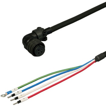 三菱電機J3対応電源ケーブル<直結><アングルプラグ><反負荷側><固定> - ダイヤトレンド