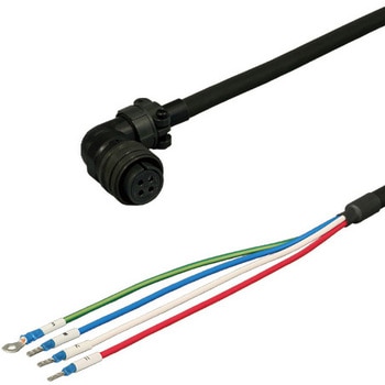 三菱電機J4/J3対応電源ケーブル<直結><アングルプラグ><反負荷側><可動> ダイヤトレンド
