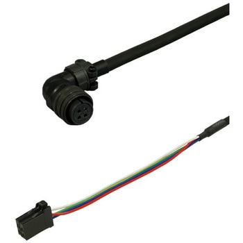 三菱電機J3対応電源ケーブル<直結><アングルプラグ><反負荷側><固定> ダイヤトレンド