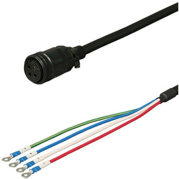 三菱電機J3対応電源ケーブル<直結><ストレートプラグ><可動> ダイヤトレンド