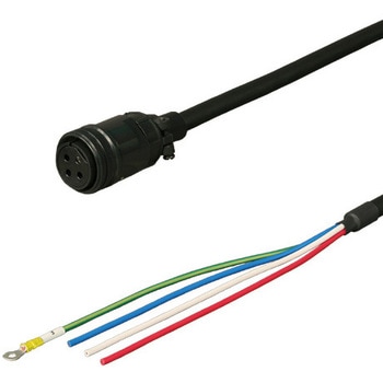 三菱電機J4/J3対応電源ケーブル<直結><ストレートプラグ><可動> ダイヤトレンド