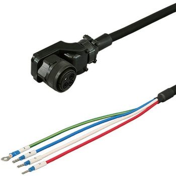 三菱電機J4/J3対応電源ケーブル<直結><低背アングルプラグ><反負荷側><可動> ダイヤトレンド