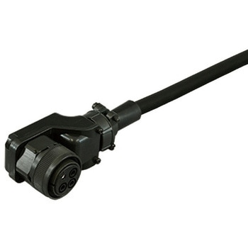 三菱電機J4/J3対応電源ケーブル<直結><低背アングルプラグ><反負荷側><可動> ダイヤトレンド
