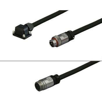 三菱電機J4/J3対応電源ケーブル<中継><コネクタ><負荷側><可動> - ダイヤトレンド