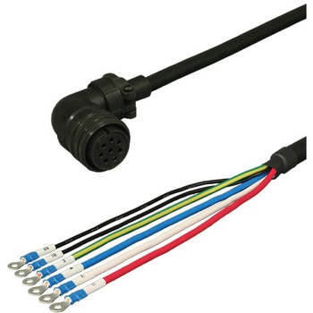 三菱電機J2S対応電源ケーブル電磁ブレーキ付き<直結><アングルプラグ><反負荷側><可動> ダイヤトレンド