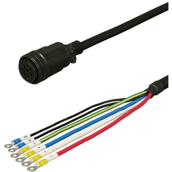 三菱電機J2S対応電源ケーブル電磁ブレーキ付き<直結><ストレートプラグ><可動> ダイヤトレンド