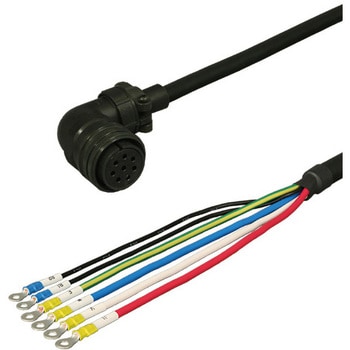 三菱電機J2S対応電源ケーブル電磁ブレーキ付き<直結><アングルプラグ><反負荷側><可動> ダイヤトレンド