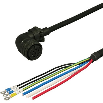 三菱電機J4/J3対応電源ケーブル電磁ブレーキ付き<直結><アングルプラグ><反負荷側><可動> ダイヤトレンド