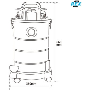 バキュームクリーナー30L - レックス(車用品)