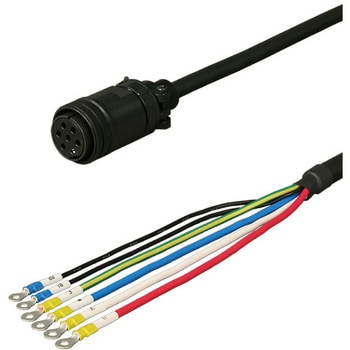 三菱電機J4/J3/J2S対応電源ケーブル電磁ブレーキ付き<直結><ストレートプラグ><可動> ダイヤトレンド