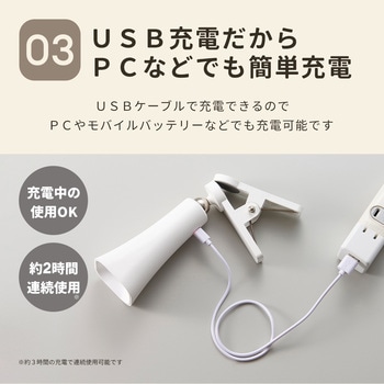 コードレスLEDクリップライト アイメディア