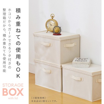 フタ付整理箱2個set アイメディア