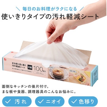 まな板や皿に敷く汚れ軽減シート アイメディア