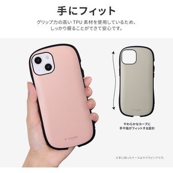 iPhone 14 iPhone 13 耐衝撃ハイブリッドケース 「ViAMO personal」 ストラップホール付 LEPLUS NEXT