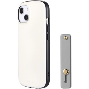 iPhone 14 iPhone 13 超軽量・極薄・耐衝撃ハイブリッドケース 「PALLET AIR BAND」 (スマホバンド付属) 薄型 ストラップホール付 LEPLUS NEXT