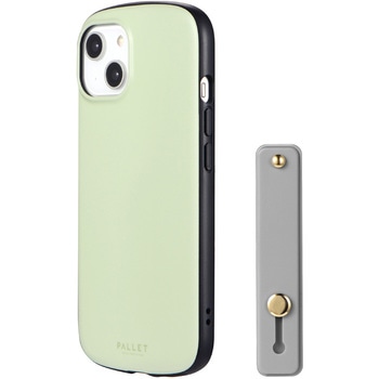 iPhone 14 iPhone 13 超軽量・極薄・耐衝撃ハイブリッドケース 「PALLET AIR BAND」 (スマホバンド付属) 薄型 ストラップホール付 LEPLUS NEXT