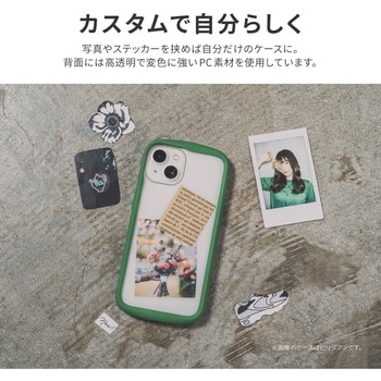 iPhone 14 iPhone 13 耐衝撃ハイブリッドケース 「Cleary」 ストラップホール付 LEPLUS NEXT