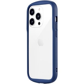 iPhone 14 Pro 耐衝撃ハイブリッドケース 「Cleary」 ストラップホール付 LEPLUS NEXT