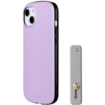 iPhone 14 Plus 超軽量・極薄・耐衝撃ハイブリッドケース 「PALLET AIR BAND」 (スマホバンド付属) 薄型 ストラップホール付 LEPLUS NEXT