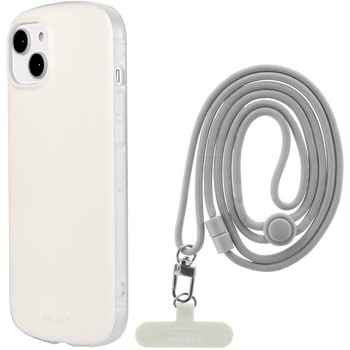 iPhone 14 Plus 超軽量・極薄・耐衝撃ハイブリッドケース 「PALLET AIR STRAP」 (ショルダーストラップ付属) 肩掛け 薄型 LEPLUS NEXT