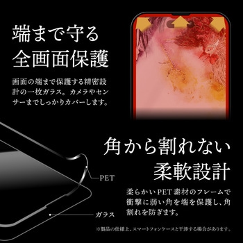iPhone 14 Pro ガラスフィルム「GOD GLASS 超凰神」 不壊 全画面保護 ソフトフレーム 超透明 GOD GLASS