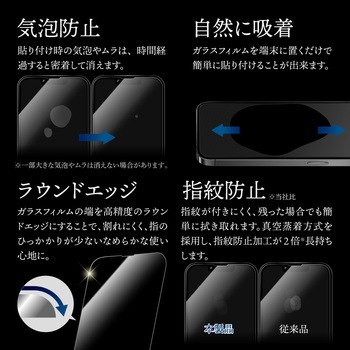 iPhone 14 Plus/iPhone 13 Pro Max ガラスフィルム「GOD GLASS 超凰神」 練磨 全画面保護 ブルーライトカット GOD GLASS